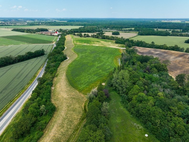 Grisy-Suisnes site, project carried out in partnership with SAFER IDF