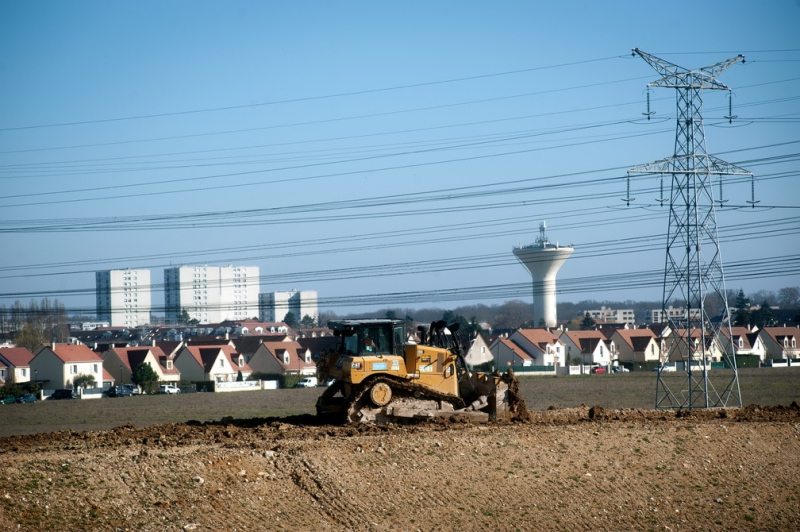 Travaux de terrassement Roissy-en-Brie mars 2021 ©Gil-Fornet ECT