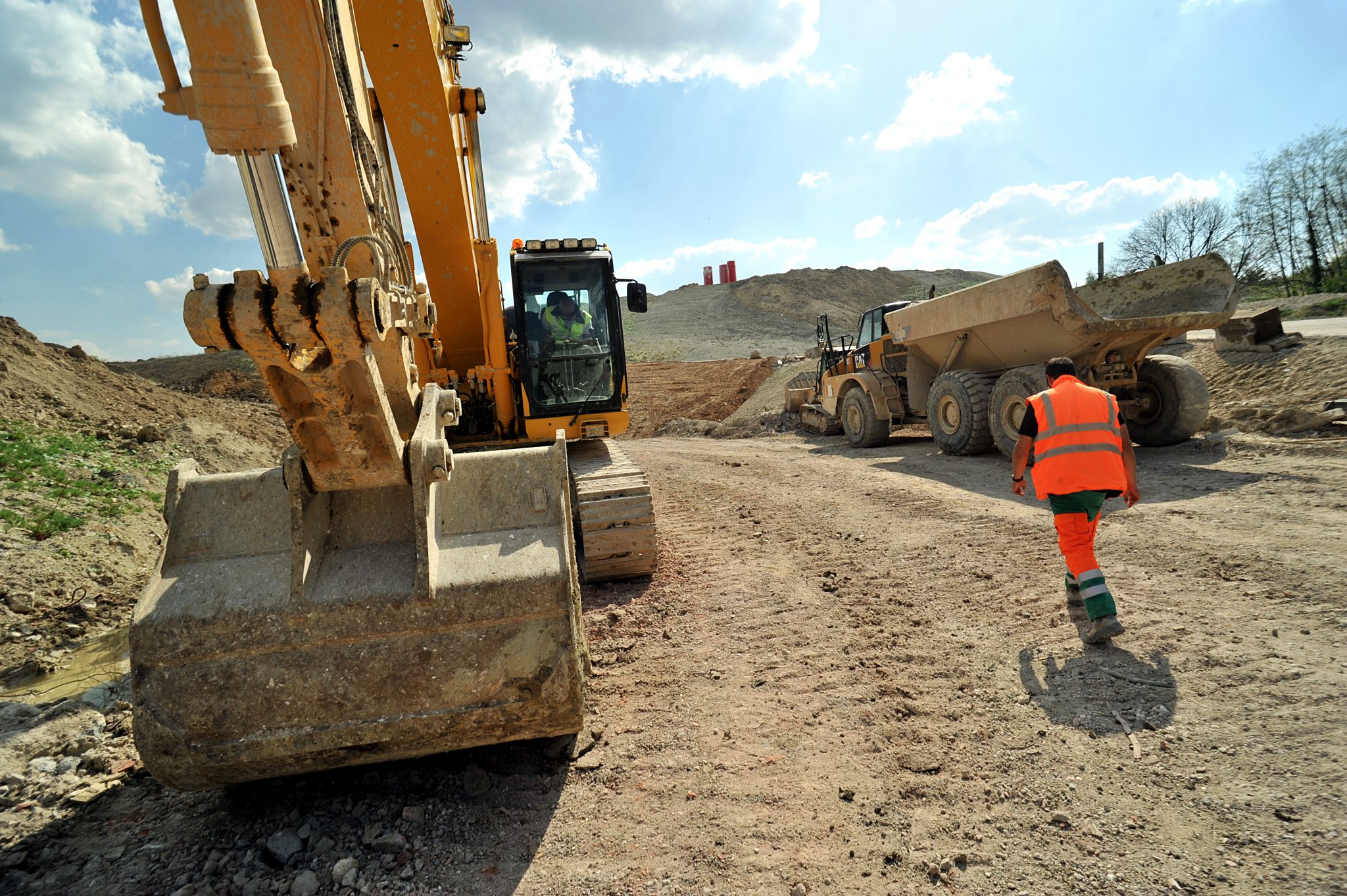 Travaux ECT au golf-de-Saint-Pierre-du-Perray © Gil Fornet