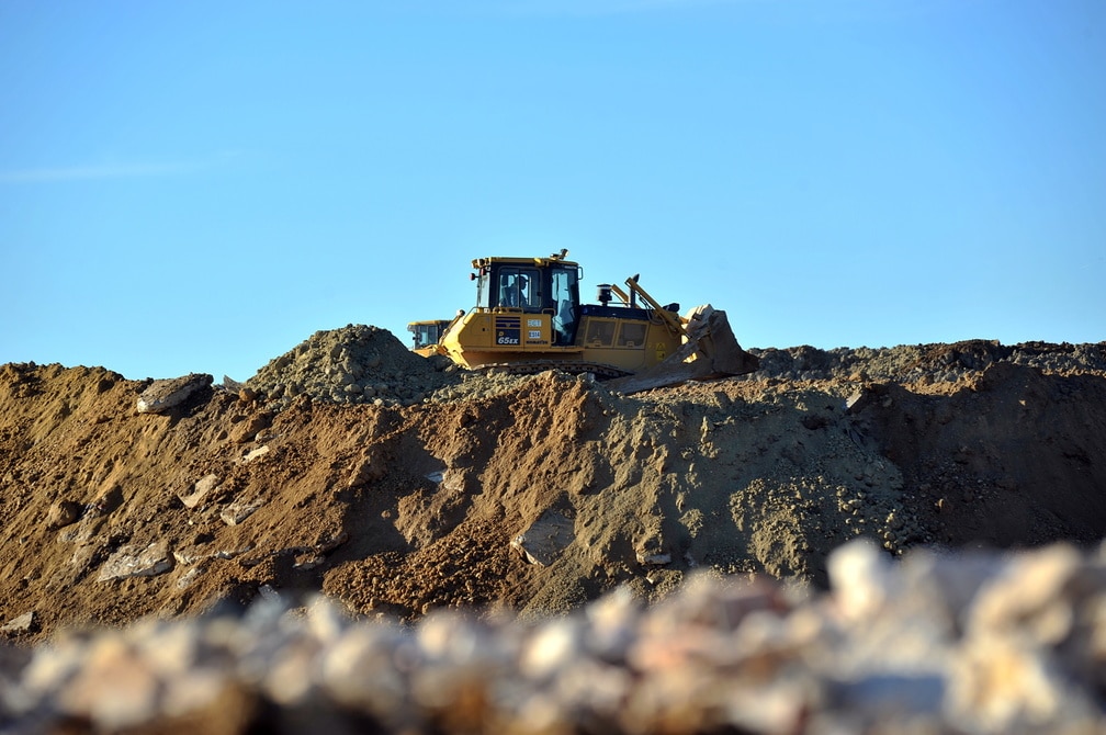 Earthmoving and creation of landforms by ECT