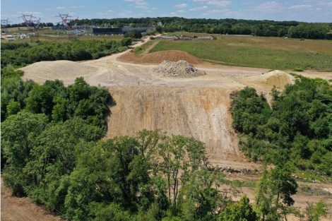 Transformation of the former illegal landfill site underway