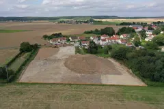 Août - site d'ECT à Iverny (77)  - Aménagement du parcours sportif