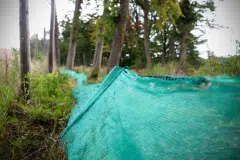 Mise en place de barrière de protection pour préserver les amphibiens