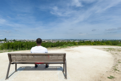 Le Parc départemental, offre 22 ha de "poumon vert" et une  vue panoramique sur la Seine-Saint-Denis et Paris