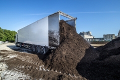 Livraison du compost de débris végétaux