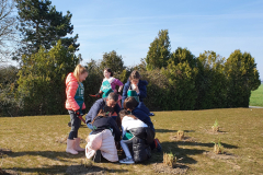 Au programme des plantations de l'après-midi