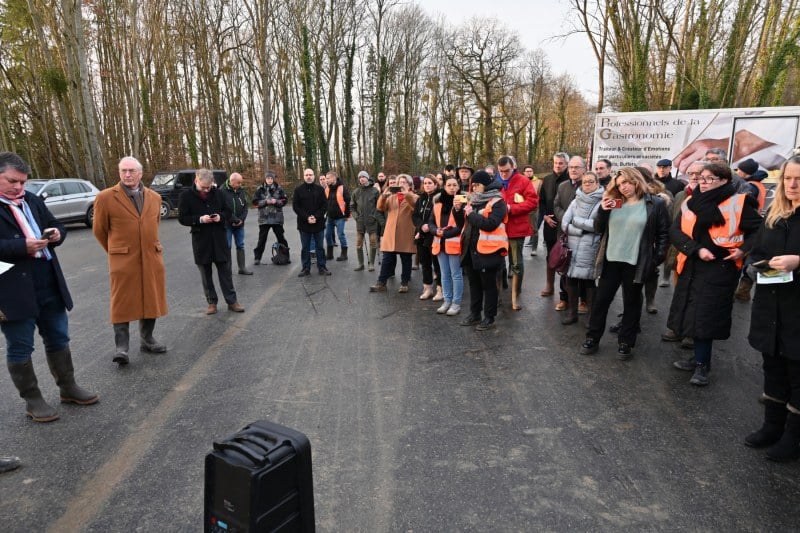 Mardi 23 janvier, SAFER IDF et ECT inaugurent officiellement le site de Grisy-Suisnes, la Grange-le-Roy