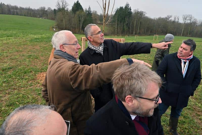 Pour découvrir les parties aménagées  agricoles , le glacis, les zones de plantations et les aménagements écologiques