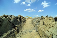 Clichy-sous-Bois, travaux d'aménagement, sécurisation des carrières par les apports de terres inertes