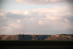 Depuis un chemin qui longe la N2