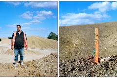 Bulldozer driver: "My speciality is creating the shapes that are made with a bulldozer, with precision thanks to the help of the surveyors”