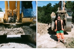 Conducteur de pelle " Creuser, faire des talus, voici 26 ans que je contribue à la modélisation du paysage"