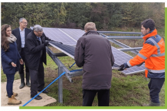 November – Akuo and ECT fit the first panel at the Annet-sur-Marne solar park