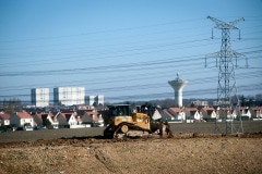 Travaux de terrassement Roissy-en-Brie mars 2021 ©Gil-Fornet ECT