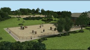 Plan projet du centre équestre de Chevannes