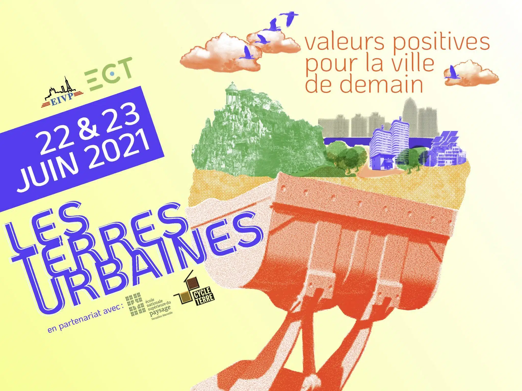 22 et 23 juin colloques terres urbaines ECT EIVP