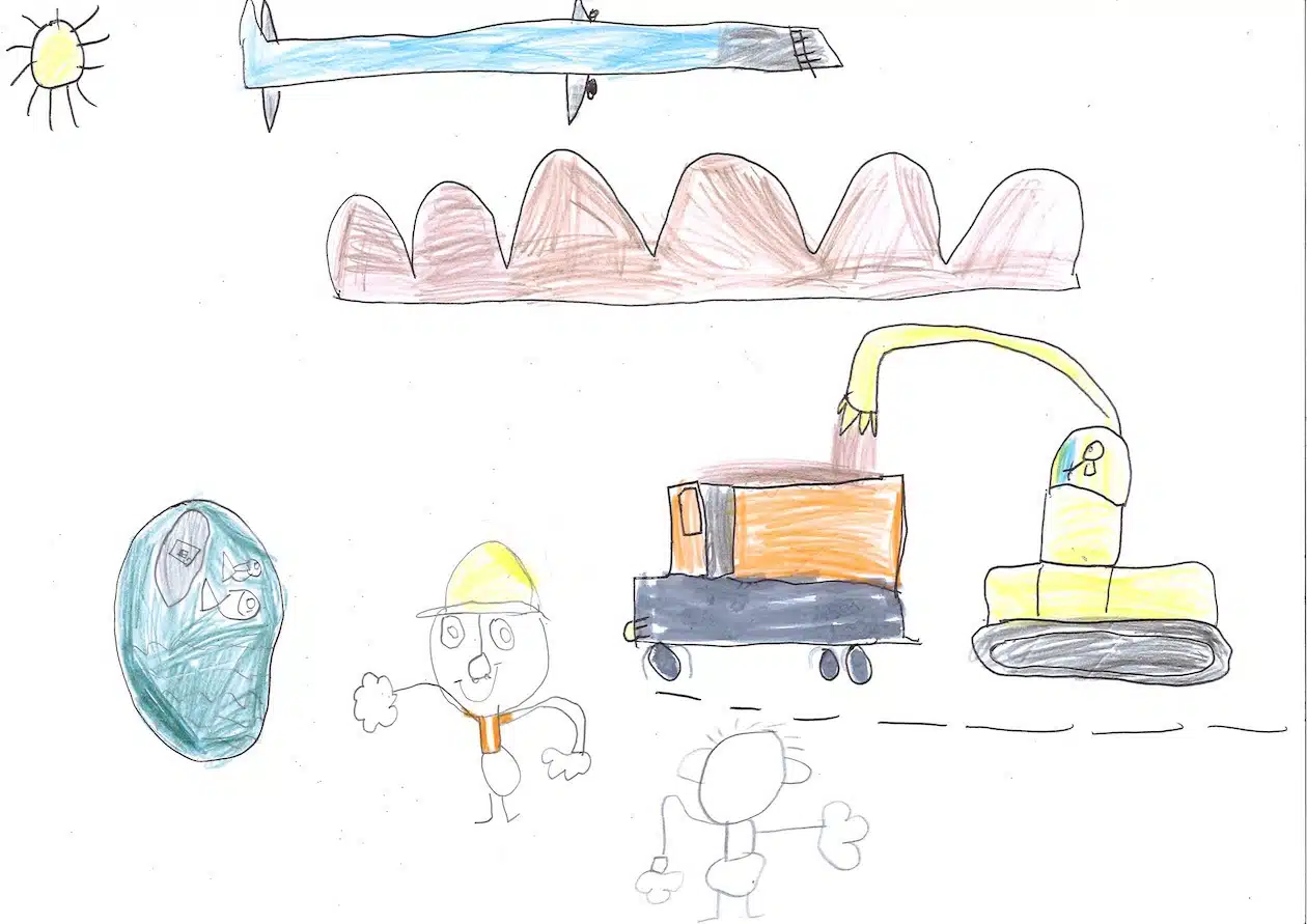 Gabriel - 5 years ECT Villeneuve-sous-Dammartin site with Roissy CDG planes