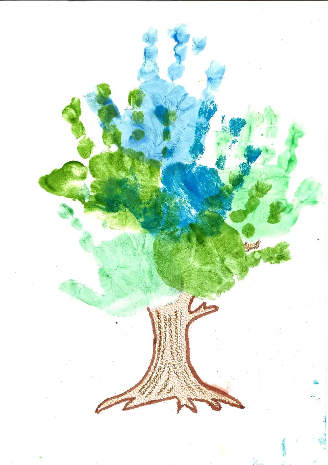 Luka - 22 months - The tree of 2 hands