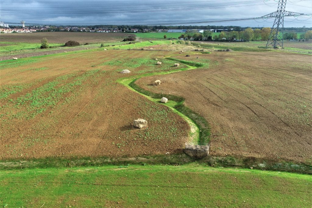 Sur le site ECT de Roissy en Brie : zone de biodiversité aménagée par ECT