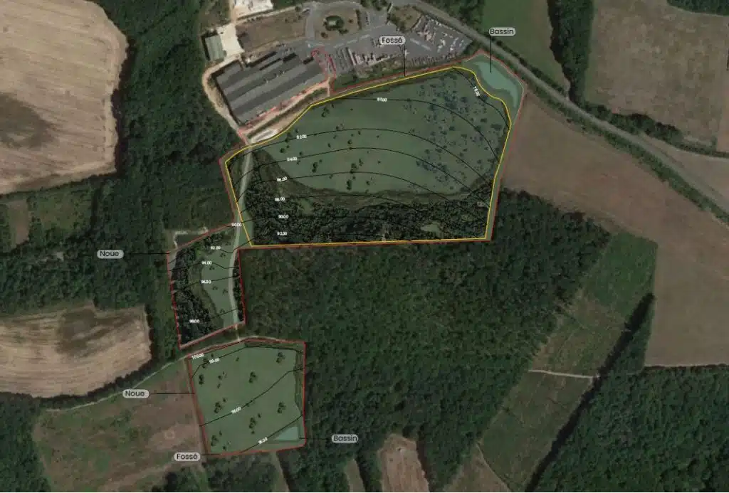 Plan paysager projet Val-Saint-Germain - Val-Saint-Germain project landscape plan