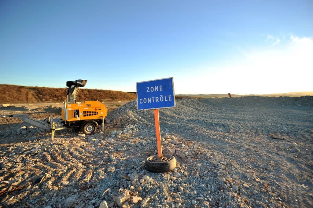 Site ECT Villeneuve-sous-Dammartin, en exploitation, zone de contrôle