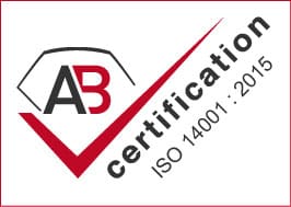 Logo ISO 14001 AB CERTIFICATION