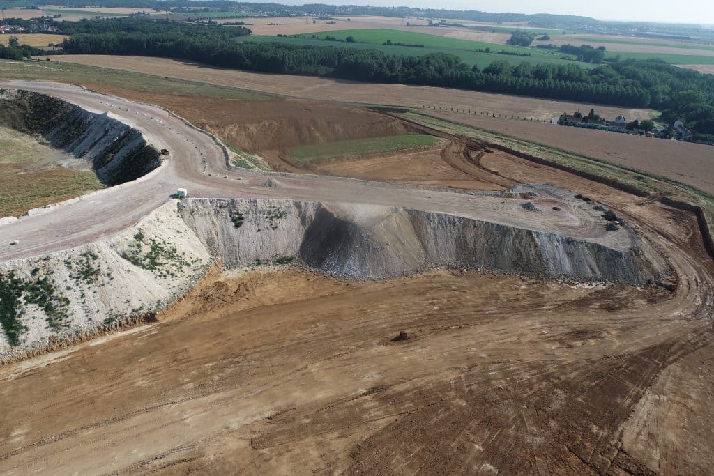 Site ECT Villeneuve-sous-Dammartin - vue aérienne
