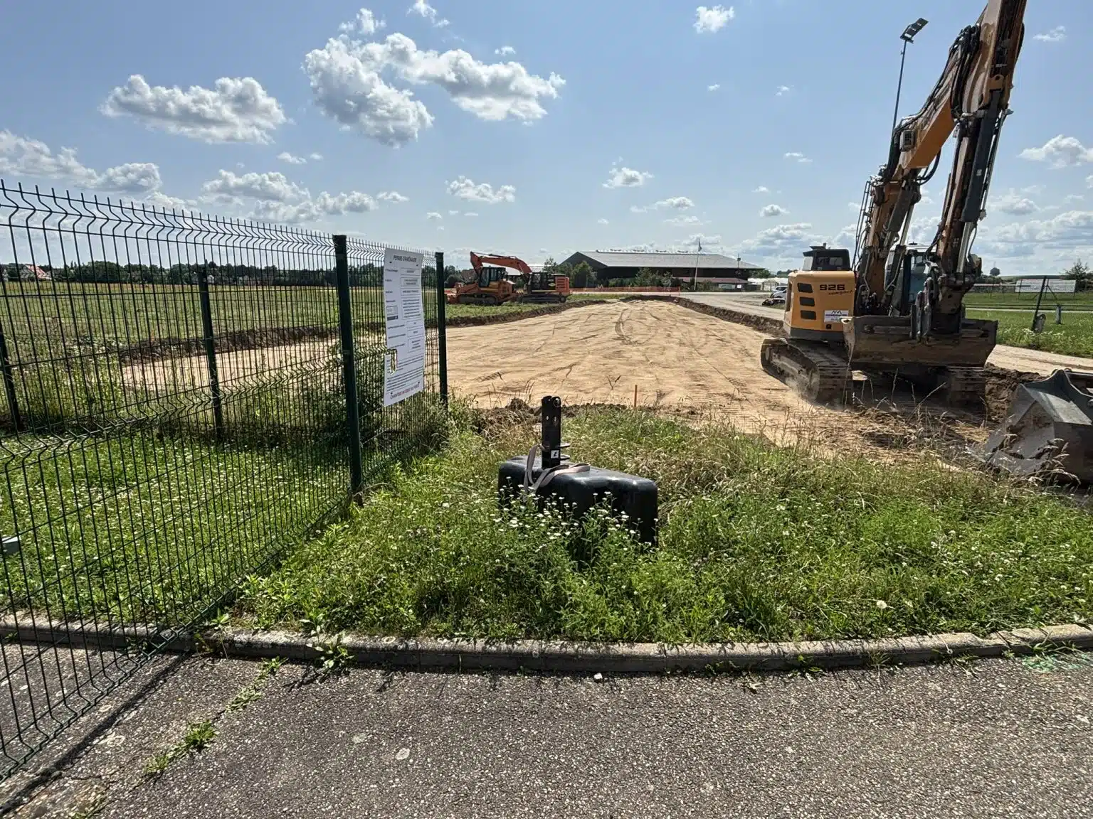 Travaux préparatoires site Eckwersheim