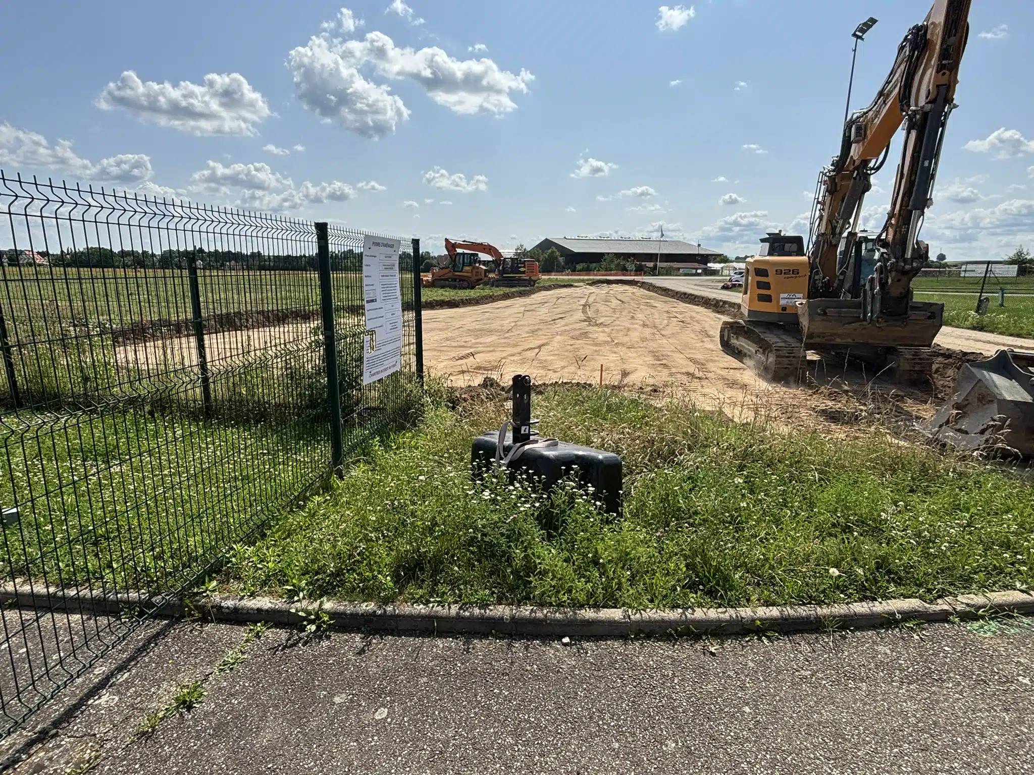 Travaux préparatoires site Eckwersheim