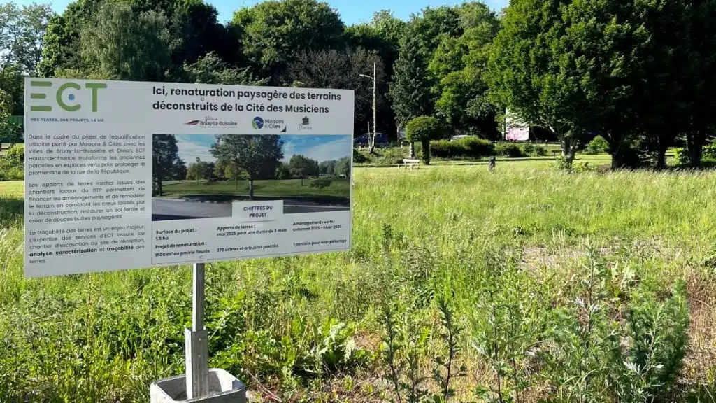Bruay-la-Buissière - panneau site en exploitation