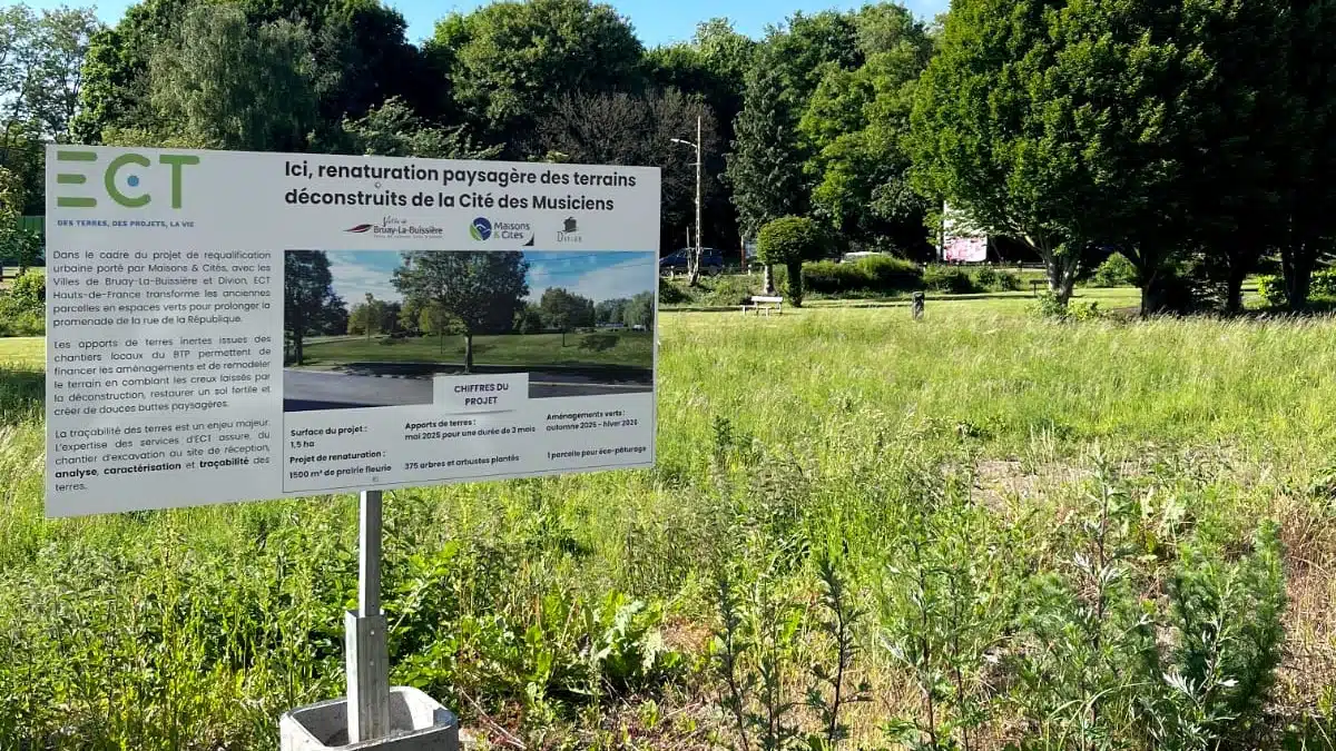 Bruay-la-Buissière - panneau site en exploitation