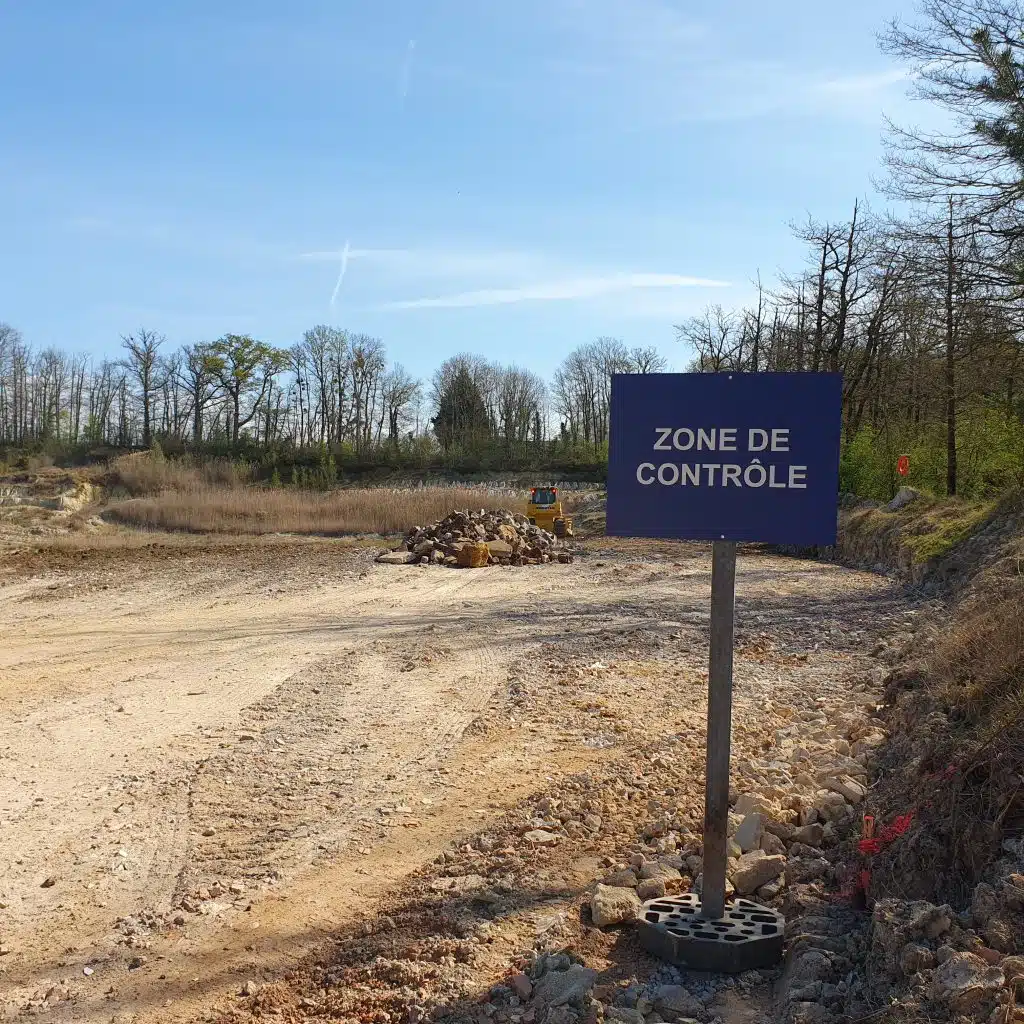 Panneau zone de contrôle