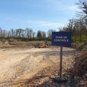 Panneau zone de contrôle