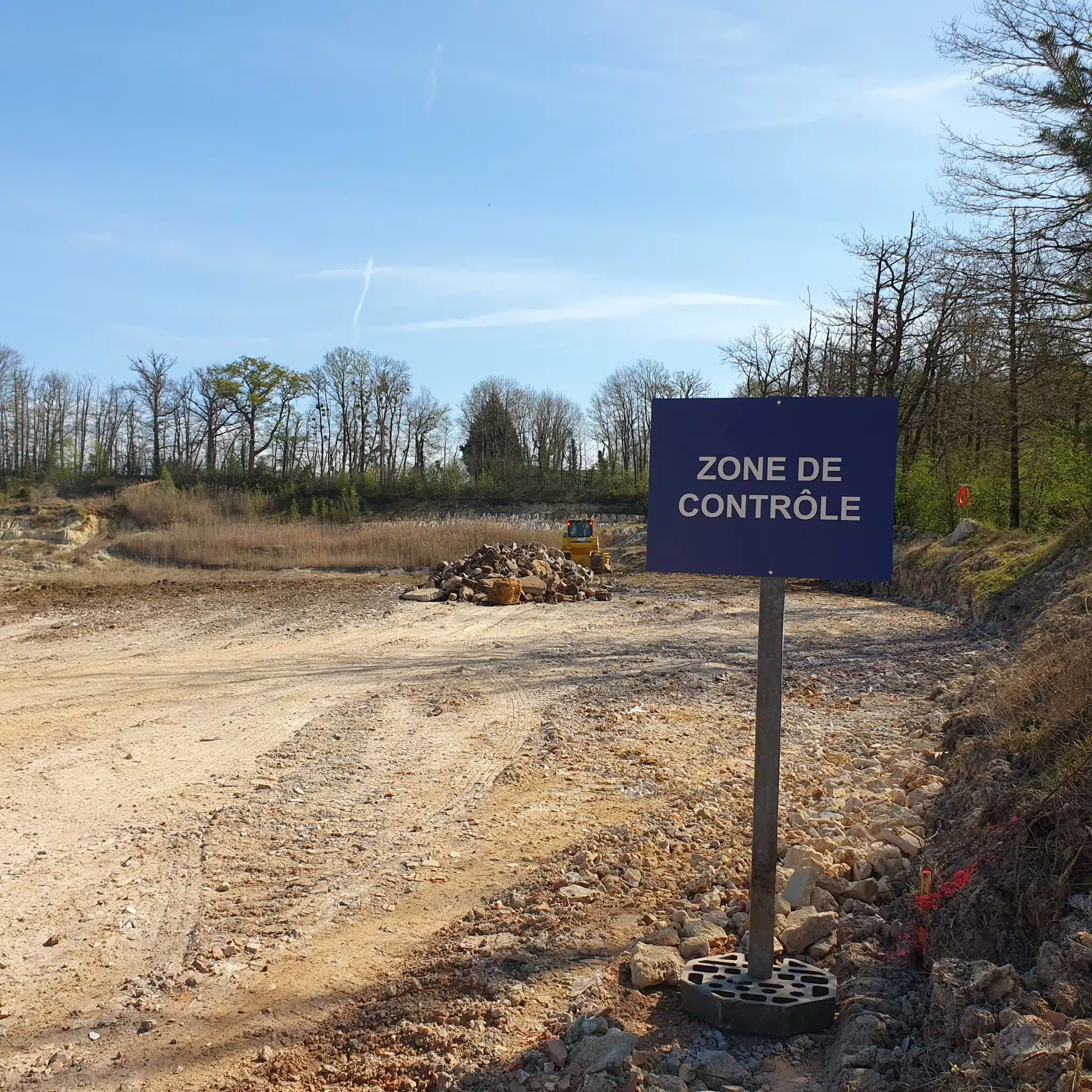 Panneau zone de contrôle