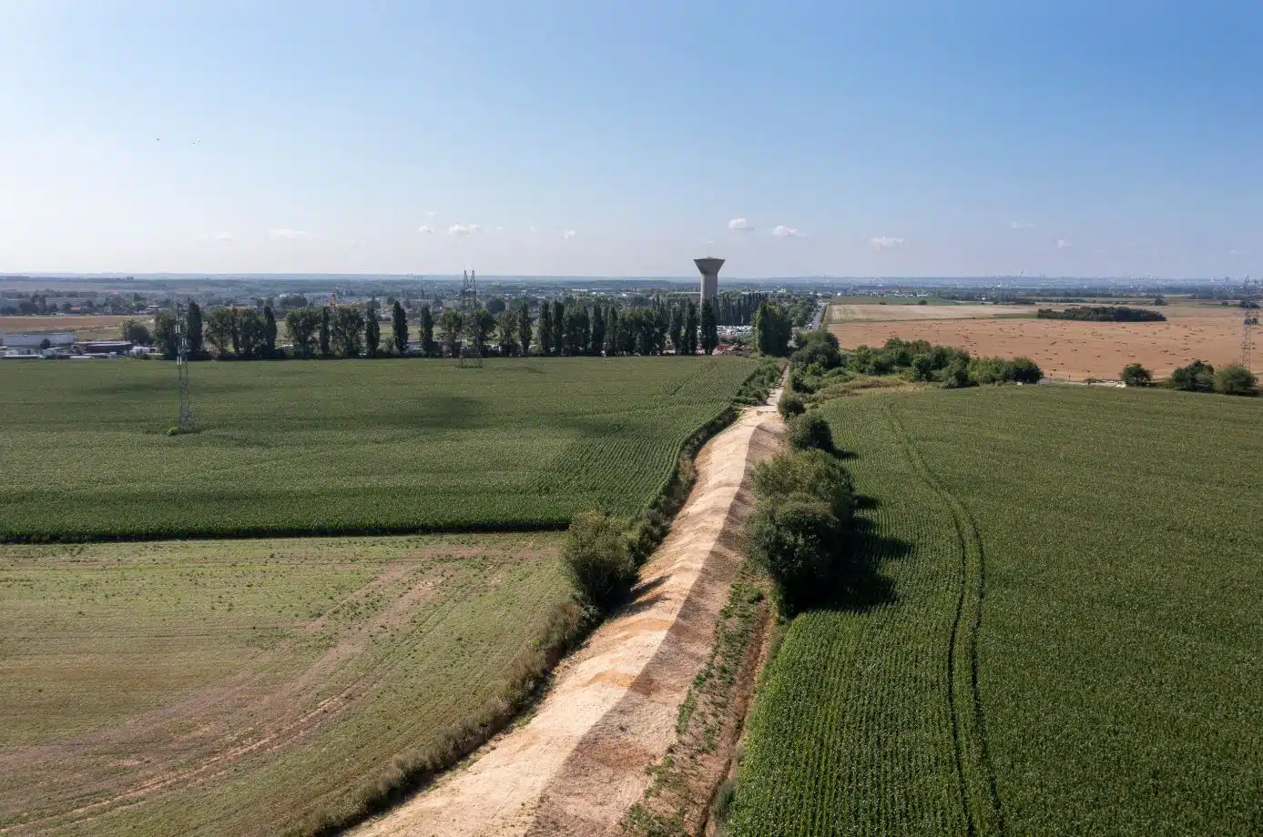Fontenay-en-Parisis site nettoyé et remblayé