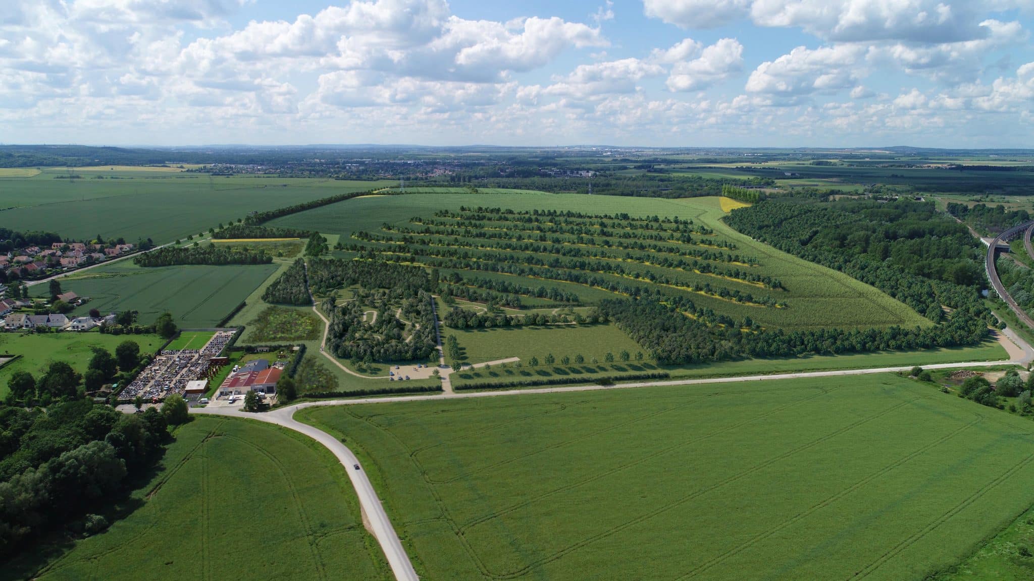 Insertion paysagère Annet-sur-Marne - Vue Est