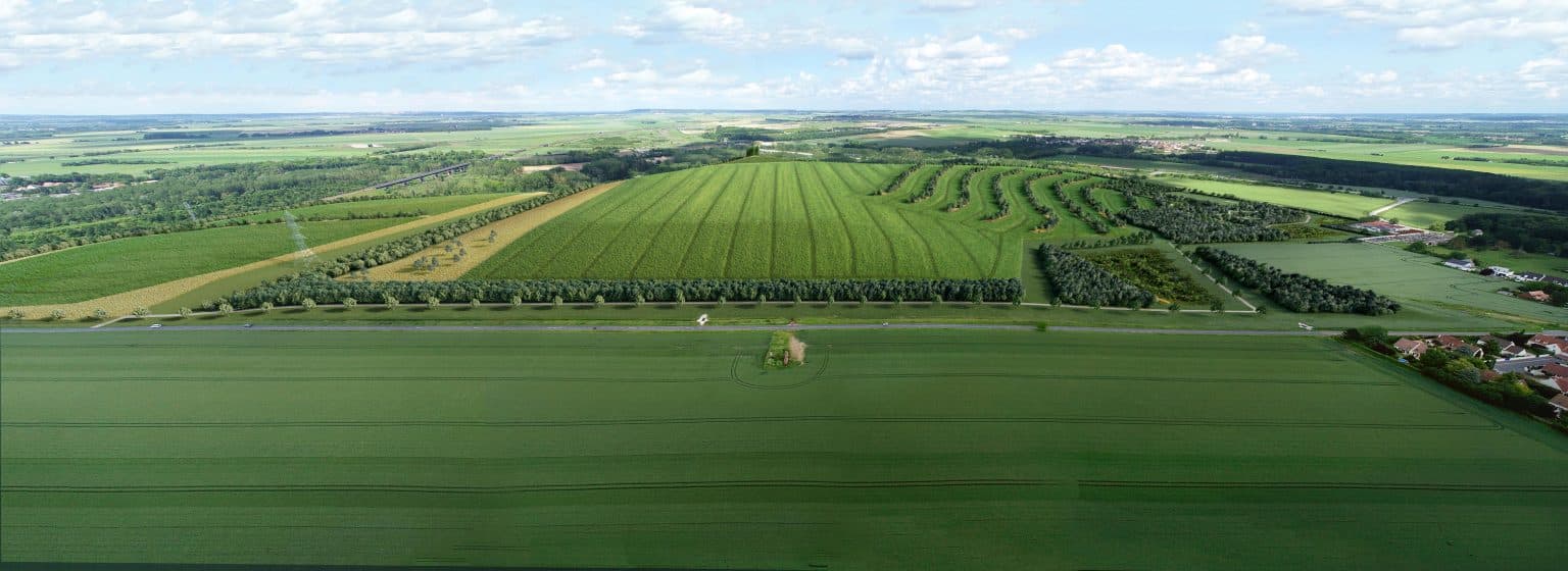 Insertion paysagère projet Annet-sur-Marne - Vue Sud