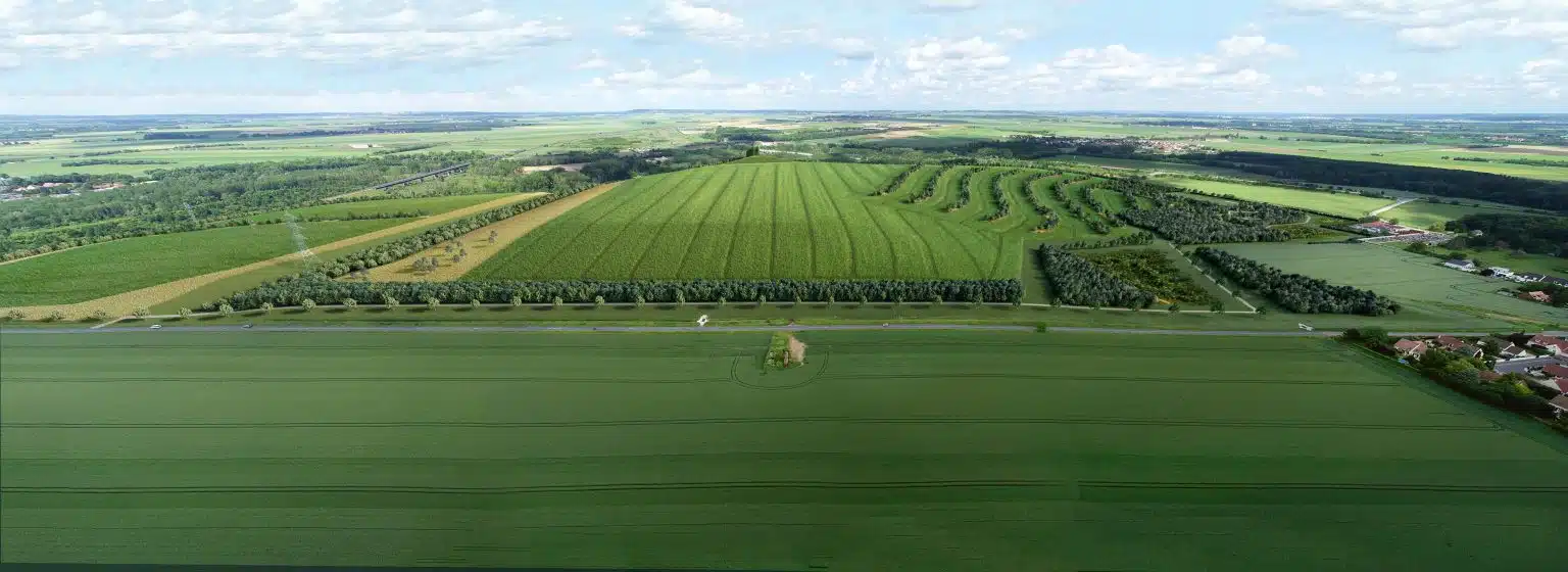 Insertion paysagère projet Annet-sur-Marne - Vue Sud