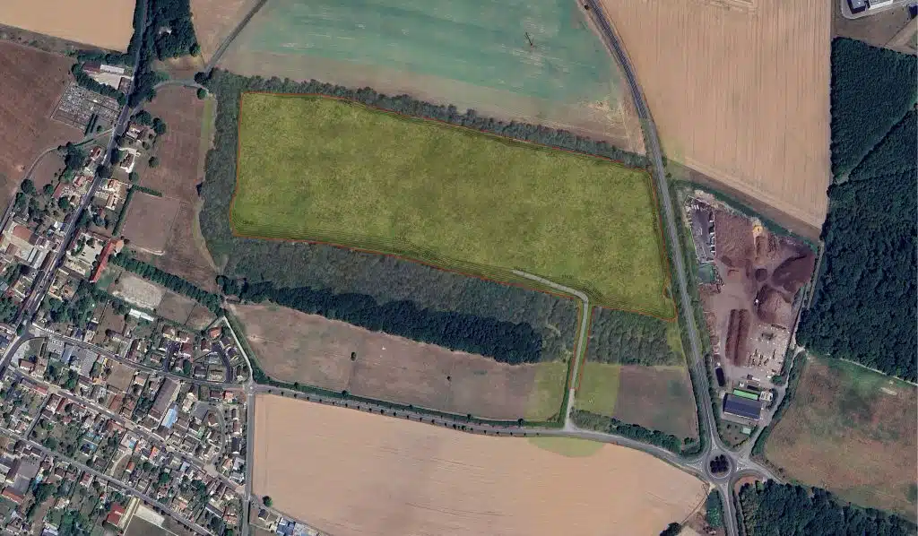 Plan de nivellement - Site ECT Villeneuve-les-Sablons (sans légende)