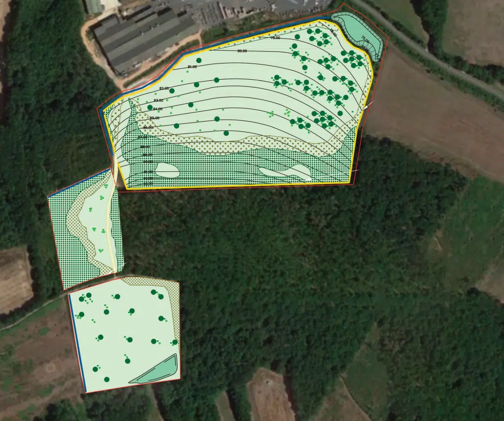 Plan de masse - Le Houdoux